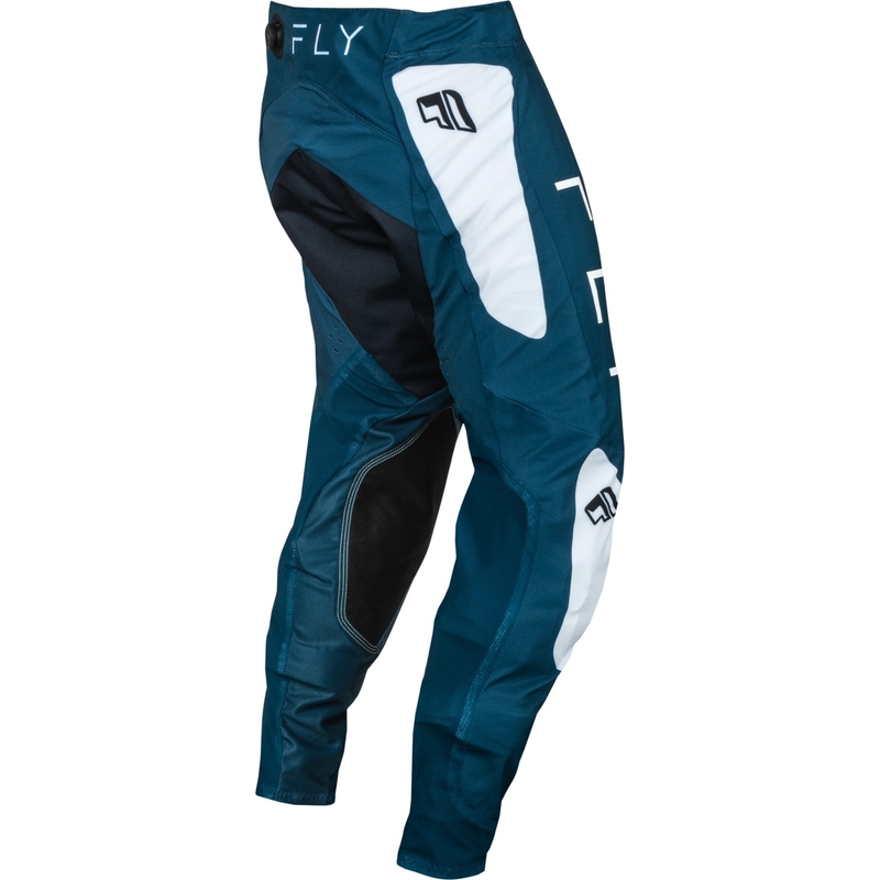 Motokrossi püksid FLY Racing Evolution DST sinine ja valge