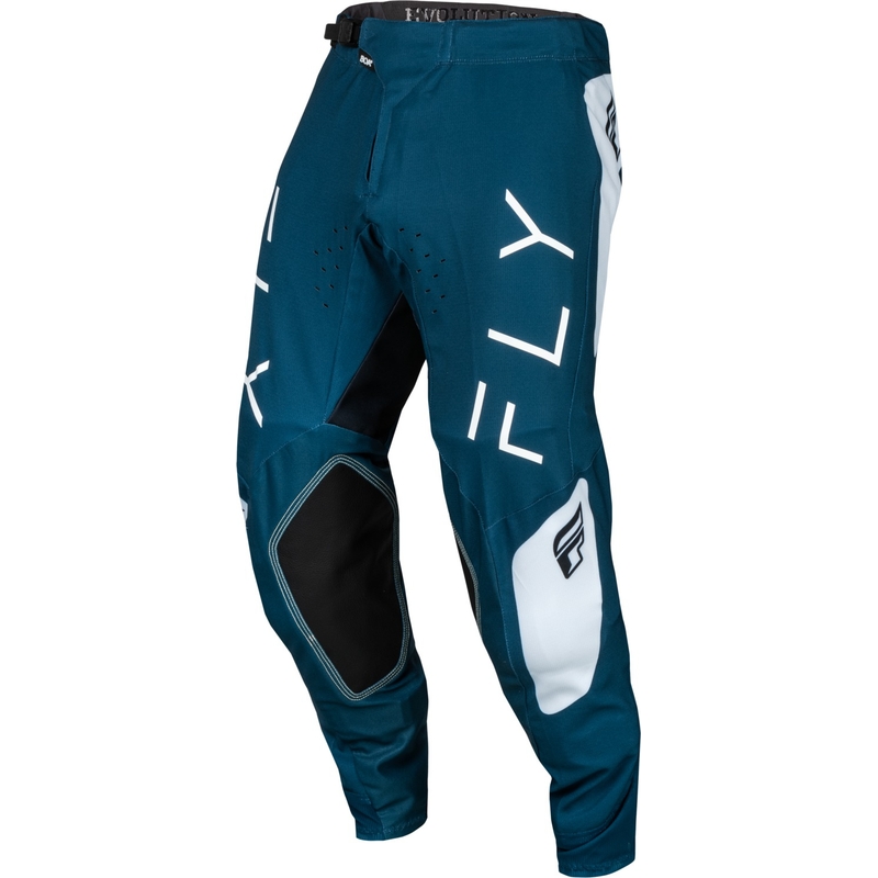 Motokrossi püksid FLY Racing Evolution DST sinine ja valge