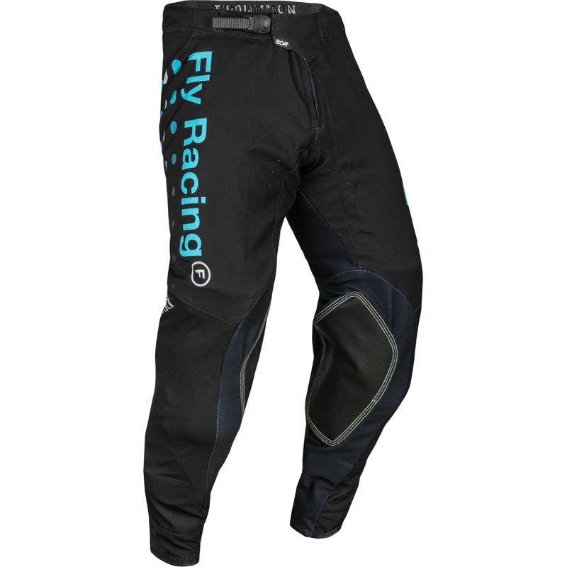 Motokrossi püksid FLY Racing Evolution DST must ja sinine