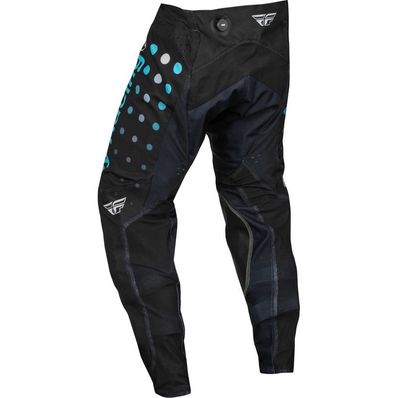 Motokrossi püksid FLY Racing Evolution DST must ja sinine