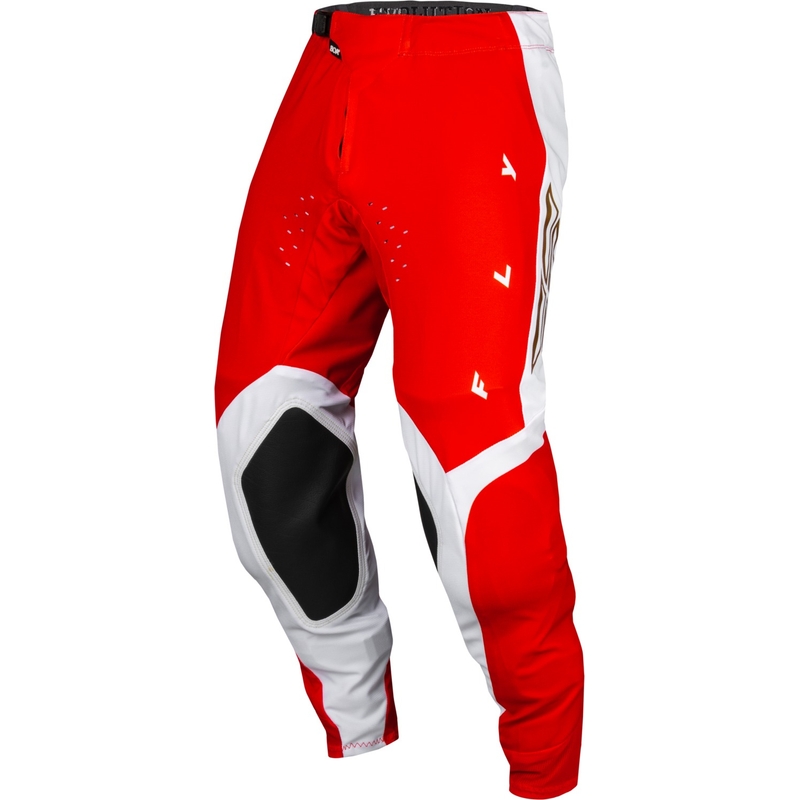 Motokrossi püksid FLY Racing Evolution DST punane ja valge