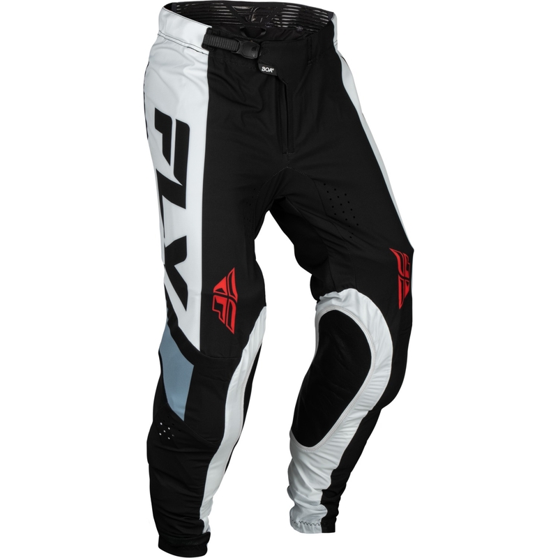 Motokrossi püksid FLY Racing Lite must-valge-hall