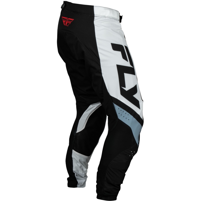 Motokrossi püksid FLY Racing Lite must-valge-hall