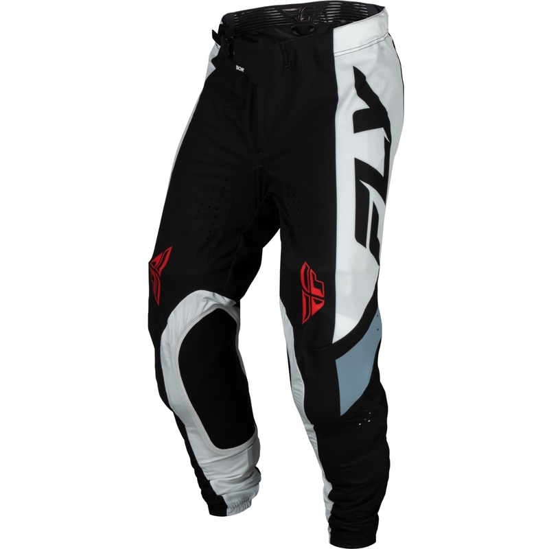 Motokrossi püksid FLY Racing Lite must-valge-hall
