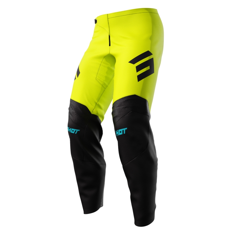 Laste motokrossi püksid Shot Iron fluo kollane allahindlus