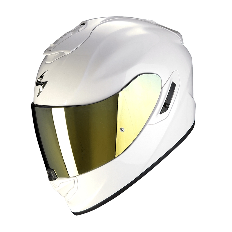 Integreeritud mootorratta kiiver Scorpion EXO-1400 EVO II Air Solid pärlvalge allahindlus