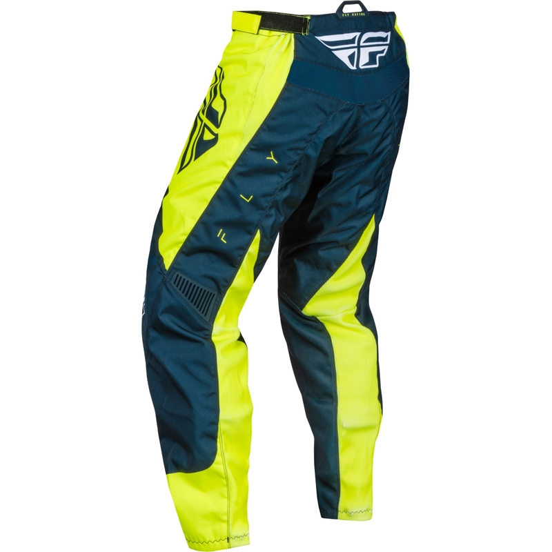 Motokrosové kalhoty FLY Racing F-16 2024 modro-fluo žluto-bílé