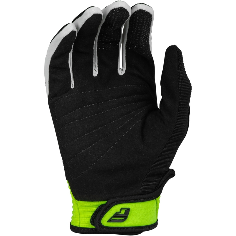 Dětské motokrosové rukavice FLY Racing F-16 2024 černo-fluo zelené