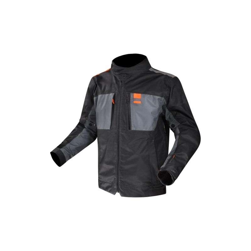 Mootorratta jope LS2 TITANIUM sini-oranž