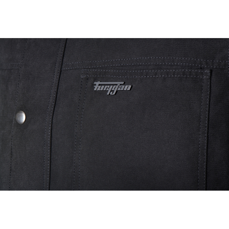 Furygan Marlon X Kevlar Mootorratta T-särk Must