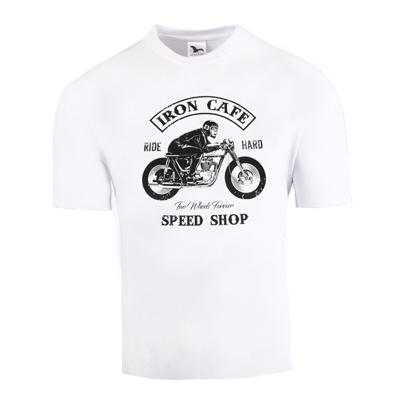 T-särk RSA Iron Cafe II valge