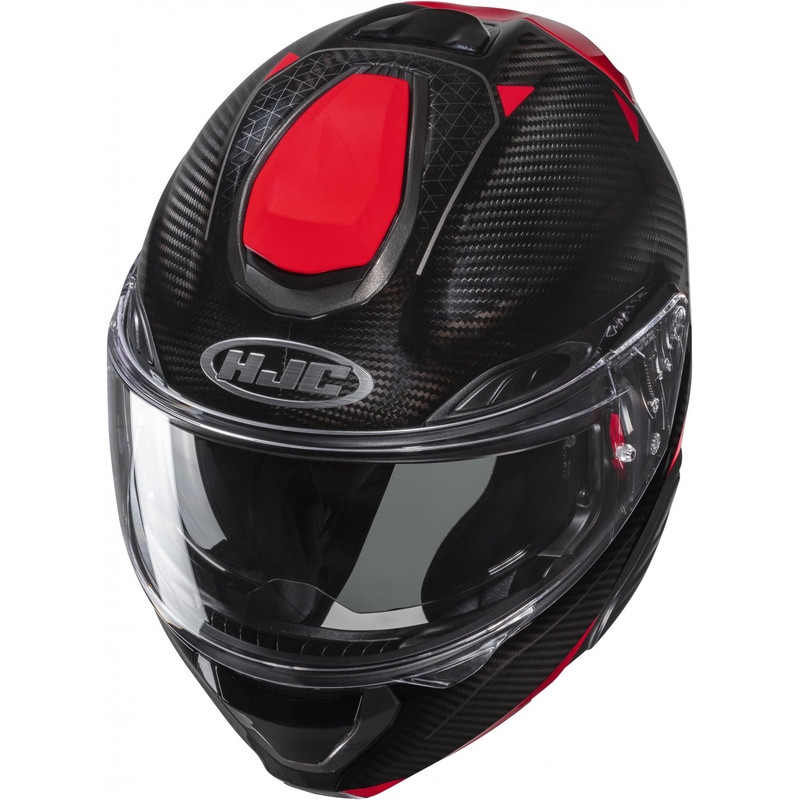 Kokkupandav mootorratta kiiver HJC RPHA 91 CARBON Noela MC1 must-punane allahindlus