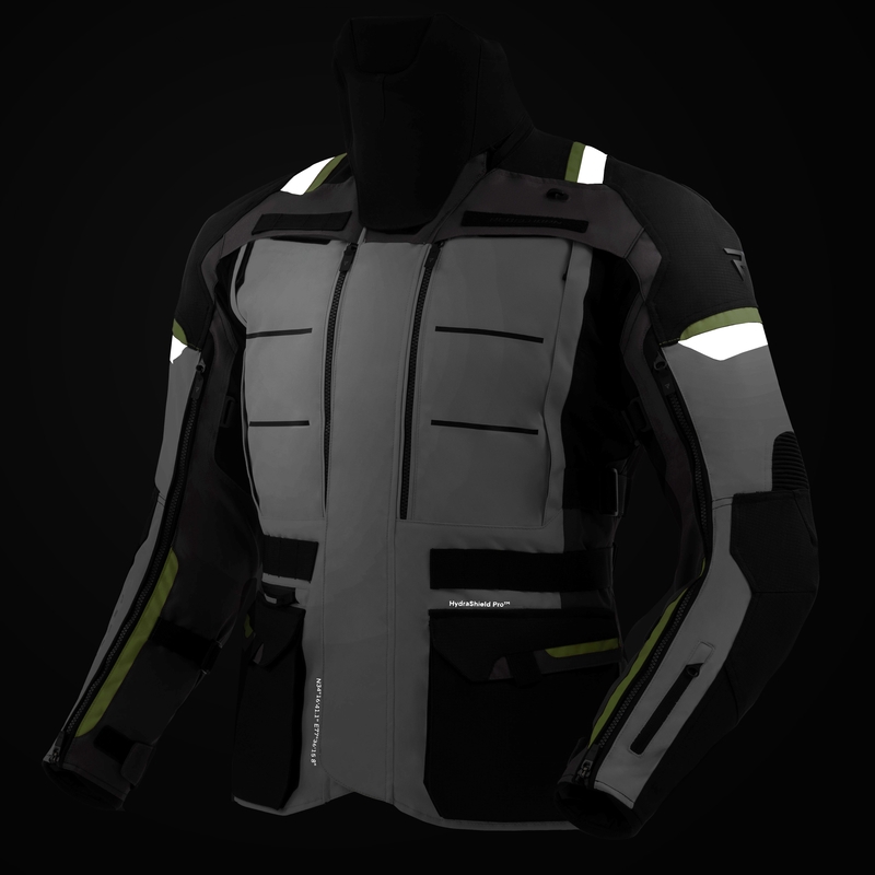 Rebelhorn Cubby V must-hall-fluo kollane mootorratta jakk