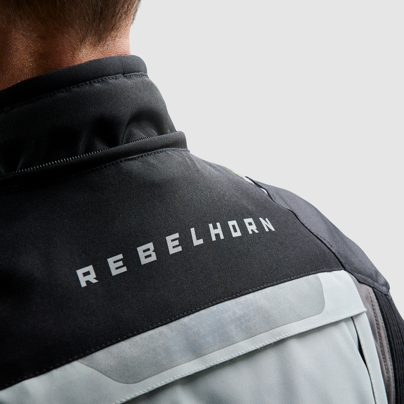 Rebelhorn Cubby V must-hall-fluo kollane mootorratta jakk
