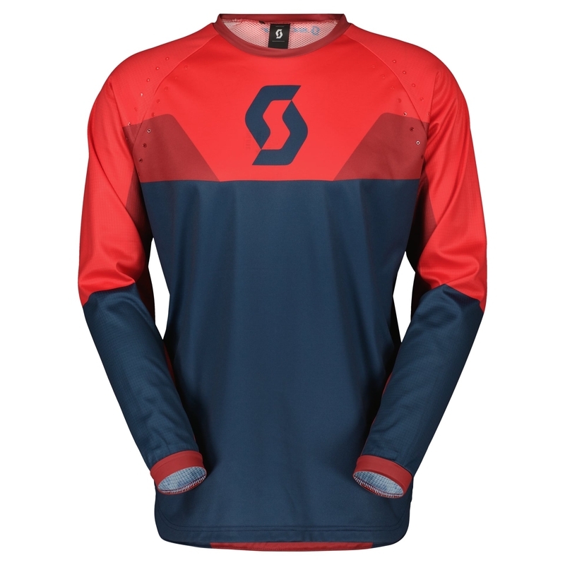 Motokrossitrikoo Scott EVO TRACK sinine-neoon punane