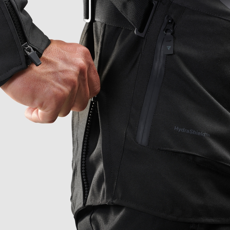 Mootorratta jope Rebelhorn Hiker IV must-antratsiit-fluo kollane