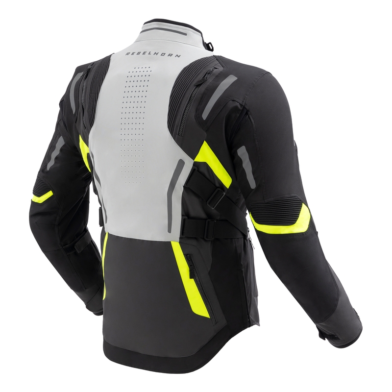 Rebelhorn Hiker IV must-hall-fluo kollane mootorratta jope