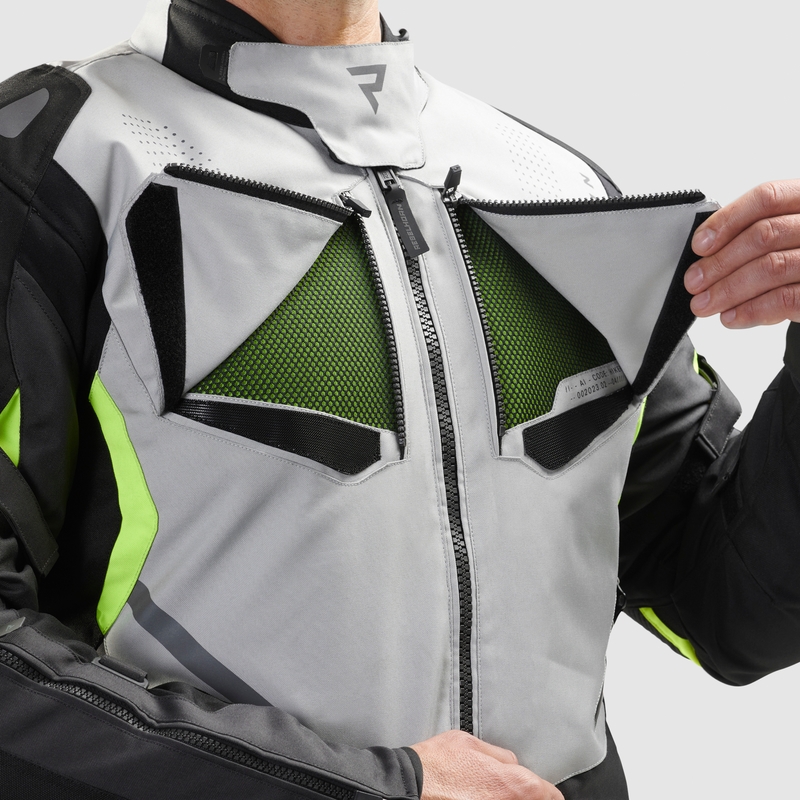 Rebelhorn Hiker IV must-hall-fluo kollane mootorratta jope