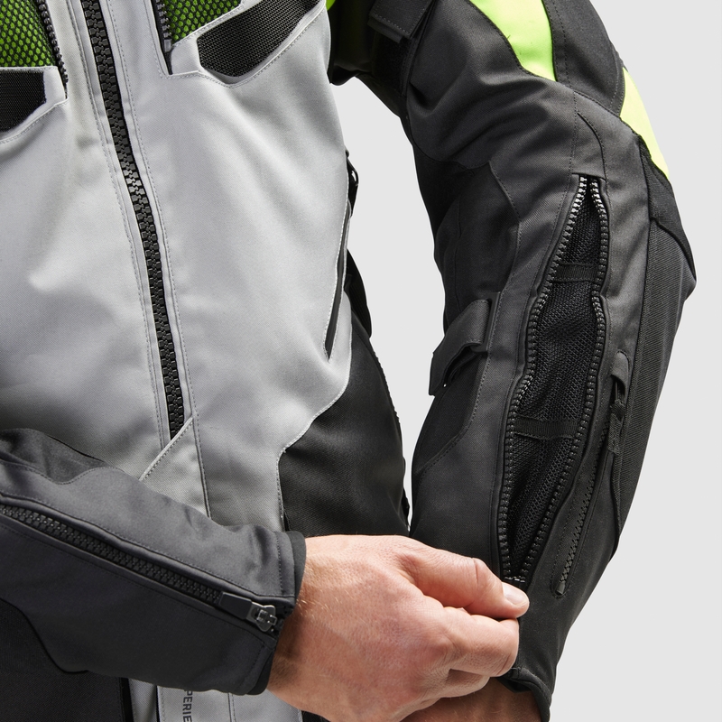 Rebelhorn Hiker IV must-hall-fluo kollane mootorratta jope