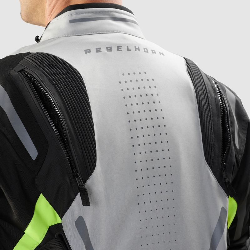 Rebelhorn Hiker IV must-hall-fluo kollane mootorratta jope