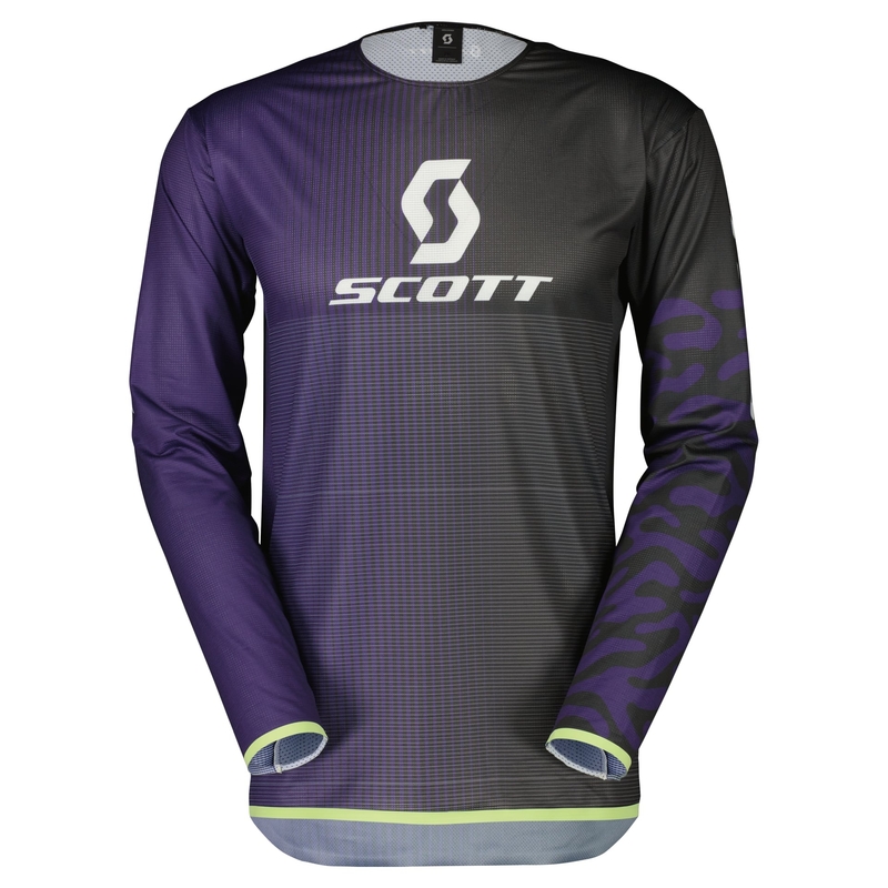 Motokrossitrikoo Scott PODIUM PRO lilla ja mündiroheline