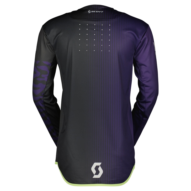 Motokrossitrikoo Scott PODIUM PRO lilla ja mündiroheline
