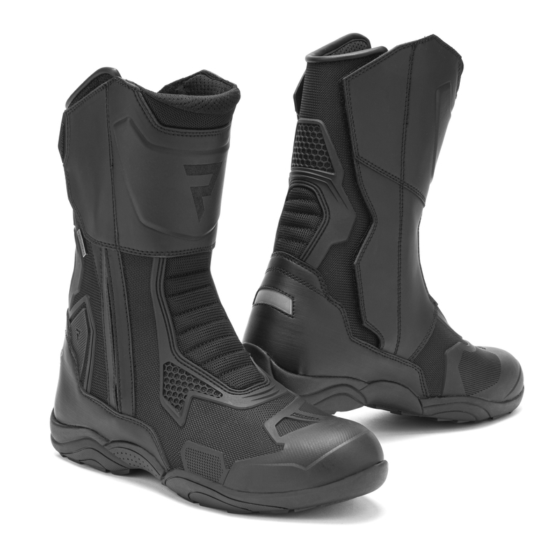 Rebelhorn Range mustad mootorratta saapad