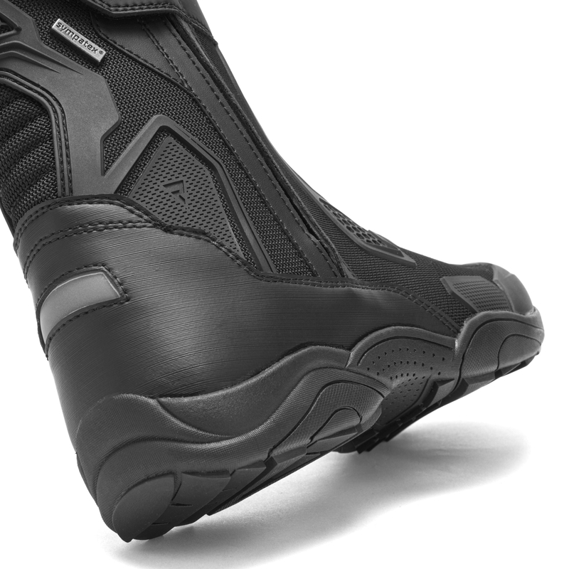 Rebelhorn Range mustad mootorratta saapad