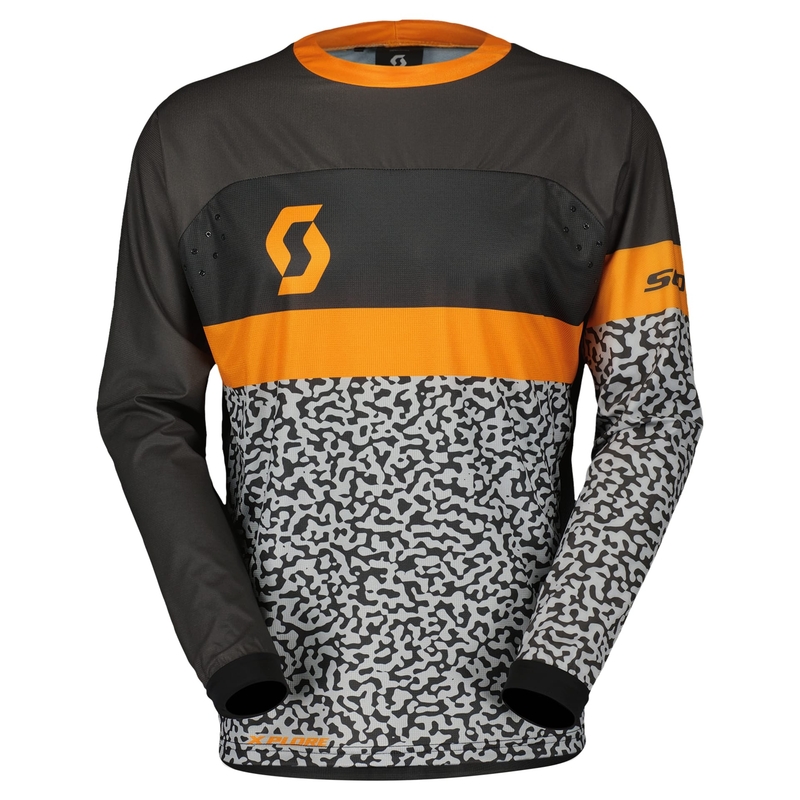 Motokrossitrikoo Scott X-PLORE SWAP hall-oranž