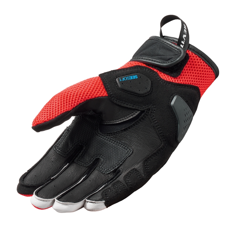 Mootorrattakindad Revitmo Ritmo must-fluo punane
