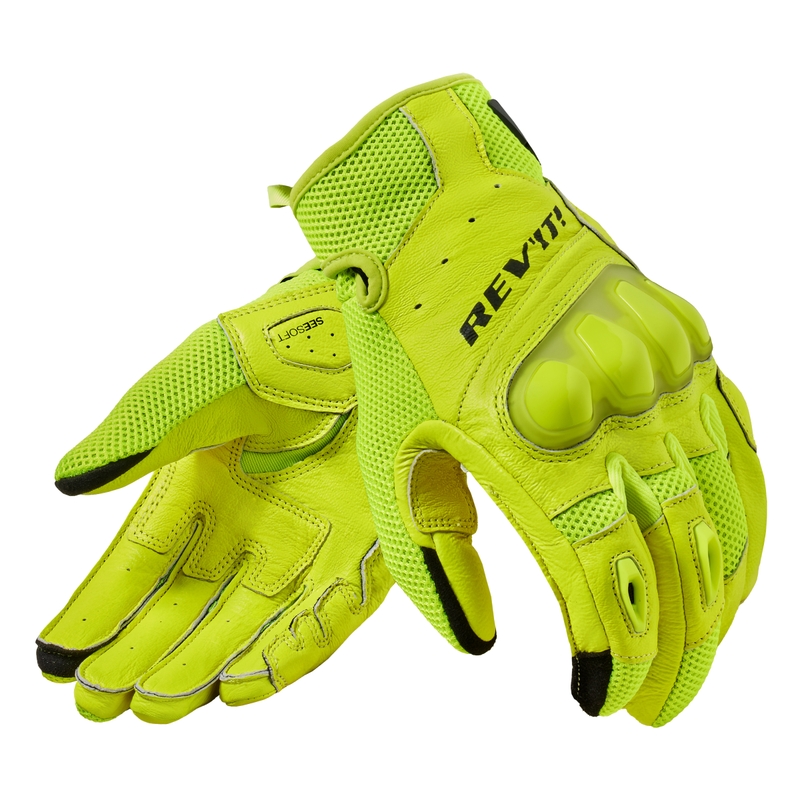 Mootorrattakindad Revit Ritmo fluo kollane
