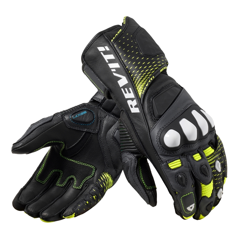 Revit Control mootorratta kindad must-fluo kollane