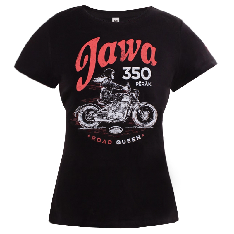 Naiste T-särk Jawa 350 must