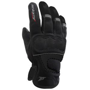 Naiste mootorratta kindad SEVENTY DEGREES SD-C45 mustad