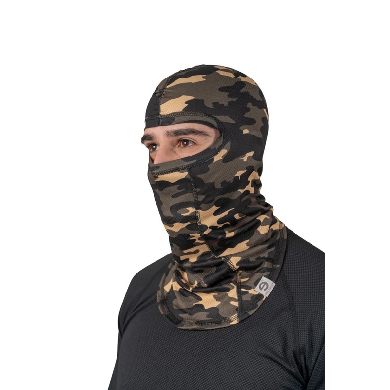 Mootorratta kapuuts nanosilver® camouflage roheline