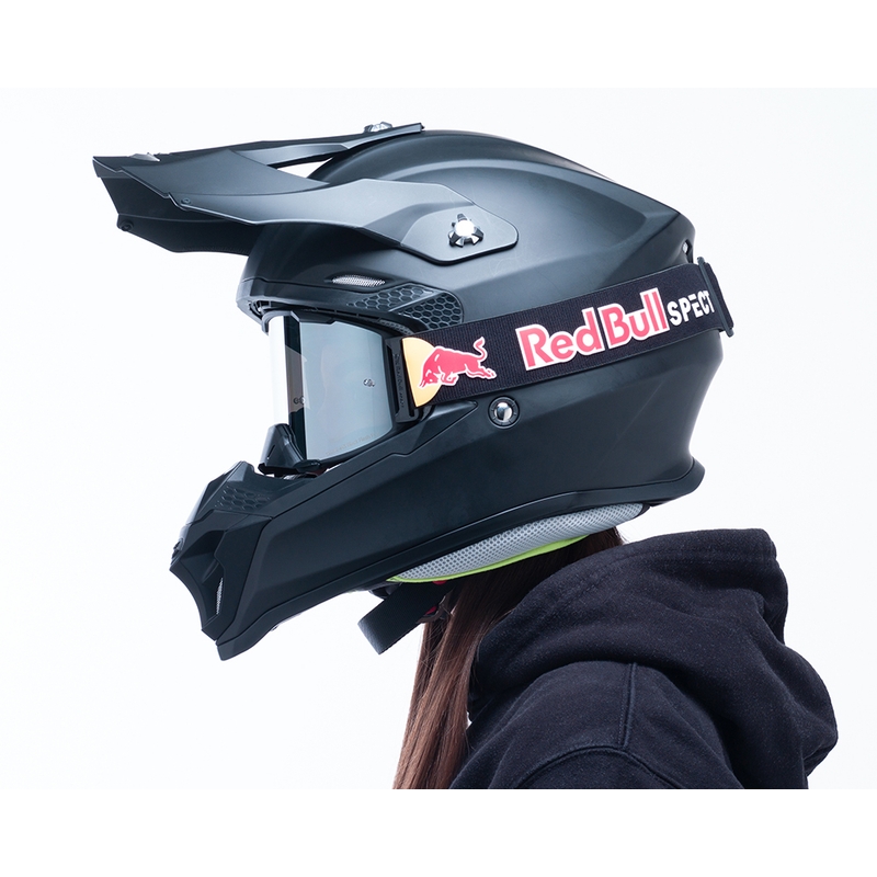 Motokrossiprillid Red Bull Spect STRIVE S mustad suitsutatud klaasiga