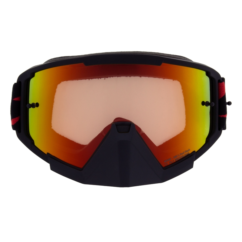 Motokrossiprillid Red Bull Spect WHIP must punakollaste klaasidega