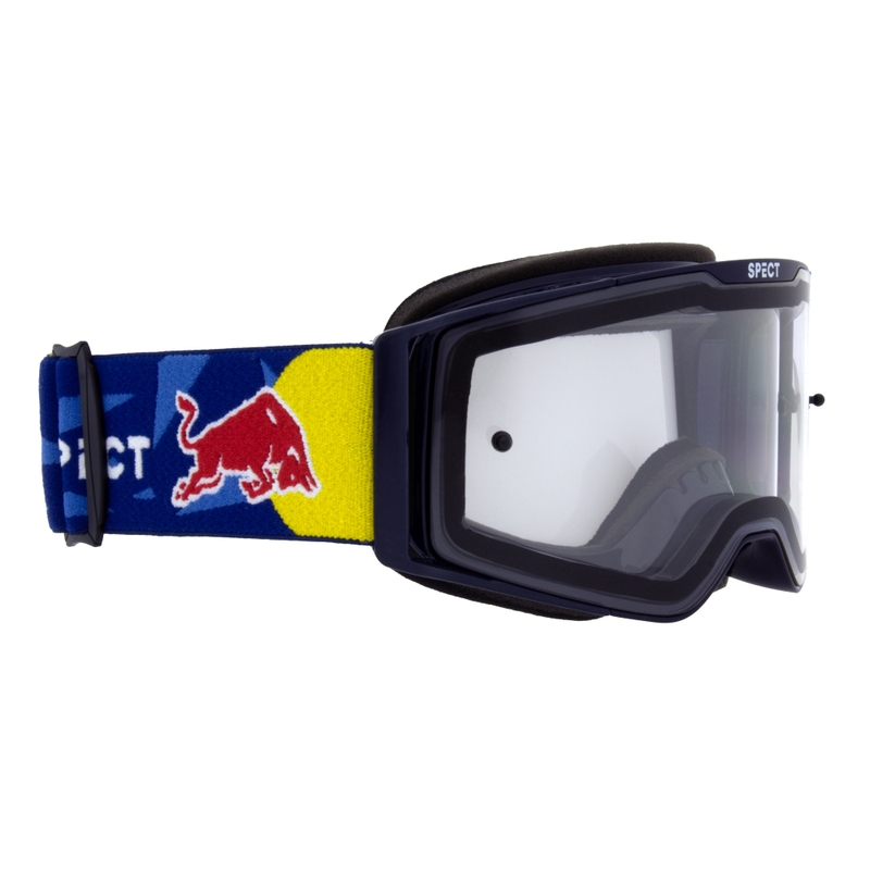 Motokrossiprillid Red Bull Spect TORP sinised, läbipaistva klaaspinnaga