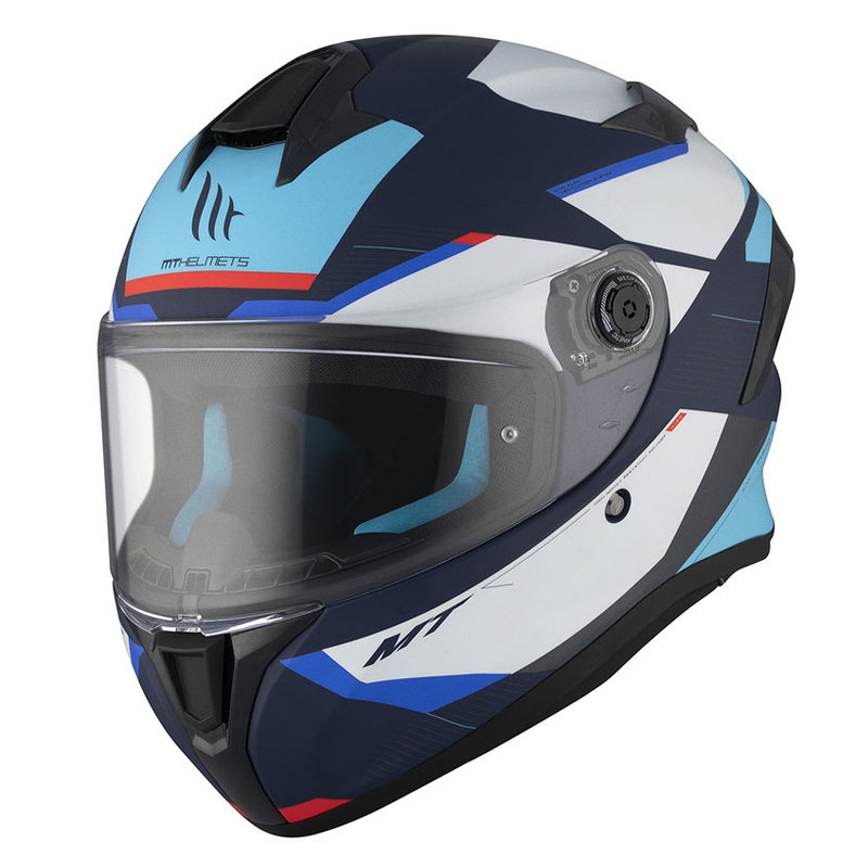 MT TARGO S KAY C7 integreeritud mootorratta kiiver matt sinine-valge