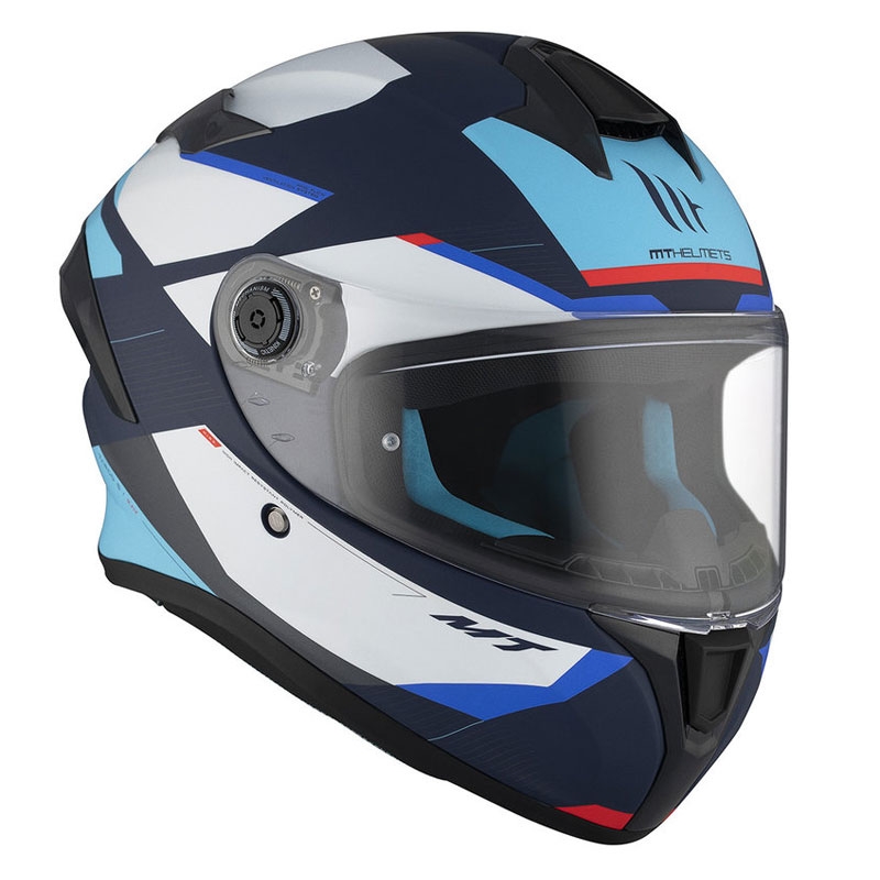 MT TARGO S KAY C7 integreeritud mootorratta kiiver matt sinine-valge