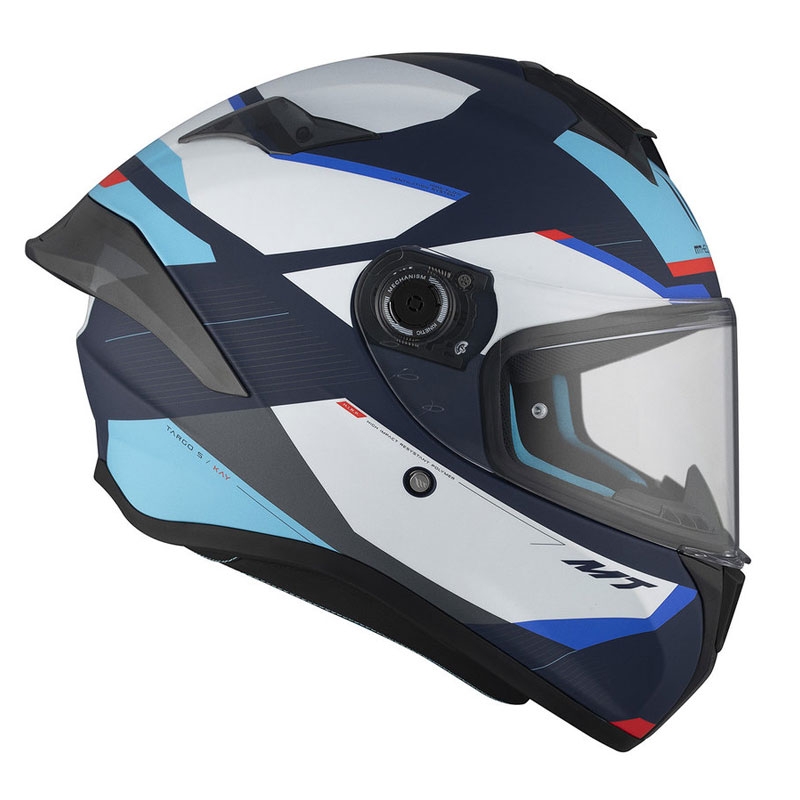 MT TARGO S KAY C7 integreeritud mootorratta kiiver matt sinine-valge