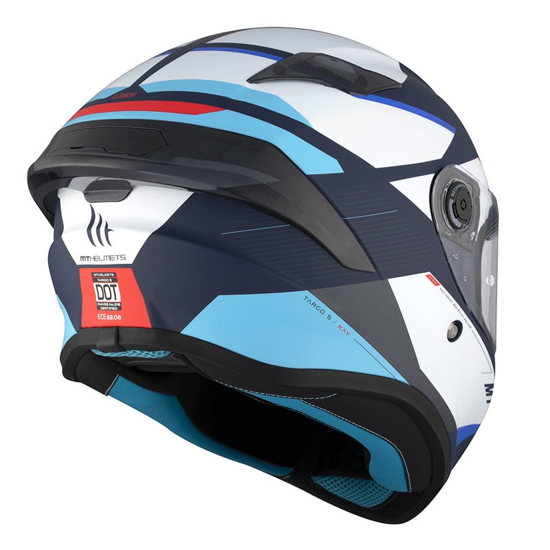 MT TARGO S KAY C7 integreeritud mootorratta kiiver matt sinine-valge