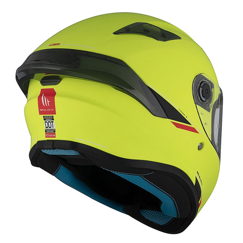 MT TARGO S SOLID A3 integreeritud mootorratta kiiver mattkollane