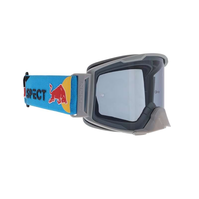 Motokrossiprillid Red Bull Spect STRIVE S hallid, suitsutatud klaasiga