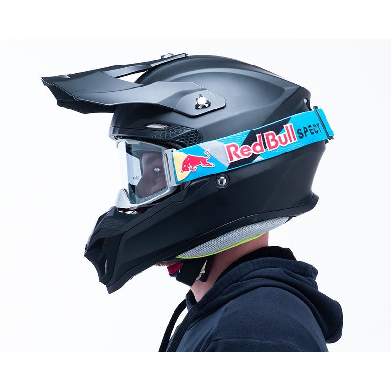 Motokrossiprillid Red Bull Spect STRIVE S hallid, suitsutatud klaasiga