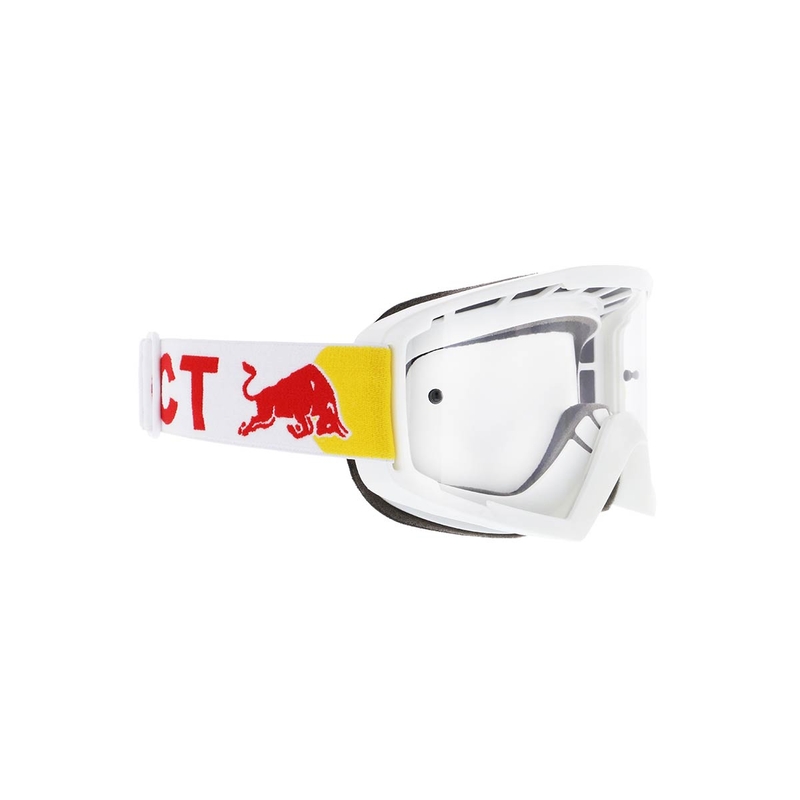 Motokrossiprillid Red Bull Spect WHIP valge, läbipaistva klaasiga