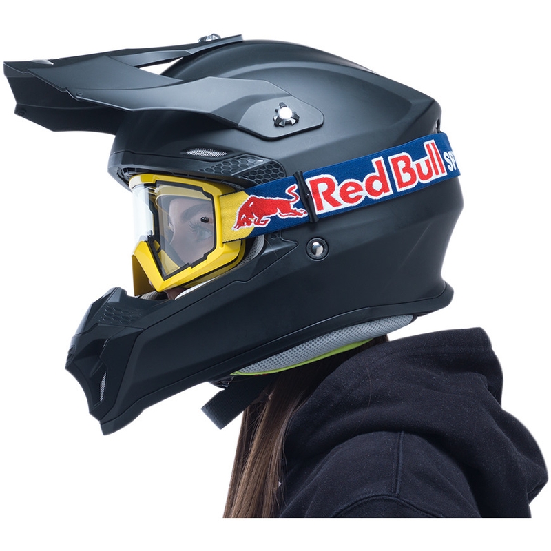 Motokrossiprillid Red Bull Spect WHIP kollane, läbipaistva klaaspildiga