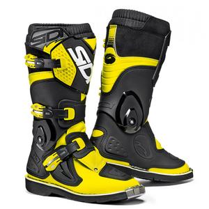 Sidi Flame fluo kollane-mustad laste motokrossijalatsid Sidi Flame fluo kollane-must