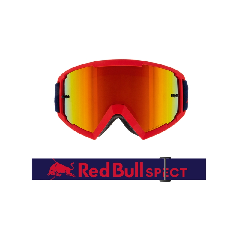 Motokrossiprillid Red Bull Spect WHIP punased oranžide klaasidega