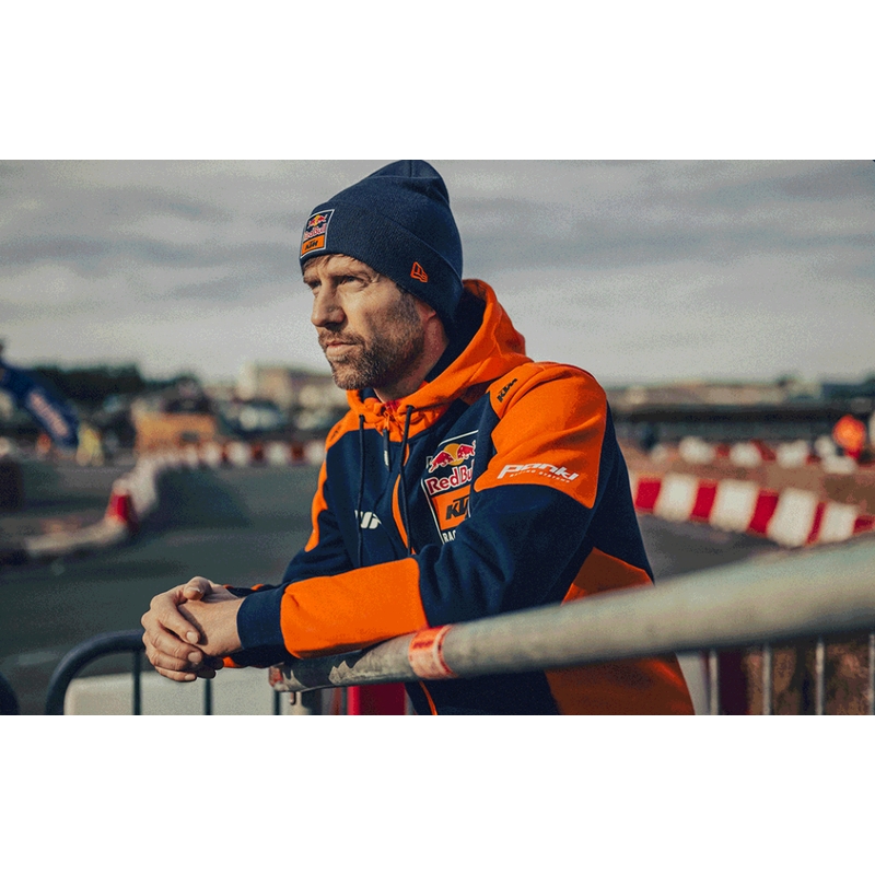 KTM Replica Team kapuutsiga sini-oranž